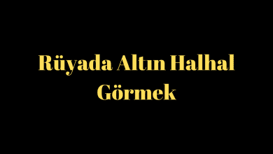 Rüyada Altın Halhal Görmek Diyanet