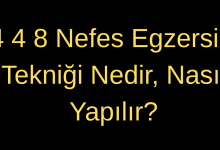 4 4 8 Nefes Egzersizi Tekniği Nedir, Nasıl Yapılır?
