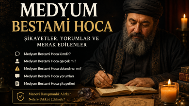 Medyum Bestami Hoca şikayetleri, yorumları ve hakkında merak edilenleri anlatan bilgilendirici görsel.