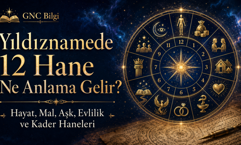 Yıldıznamede 12 Hane Ne Anlama Gelir? Yıldızname Yorumlama